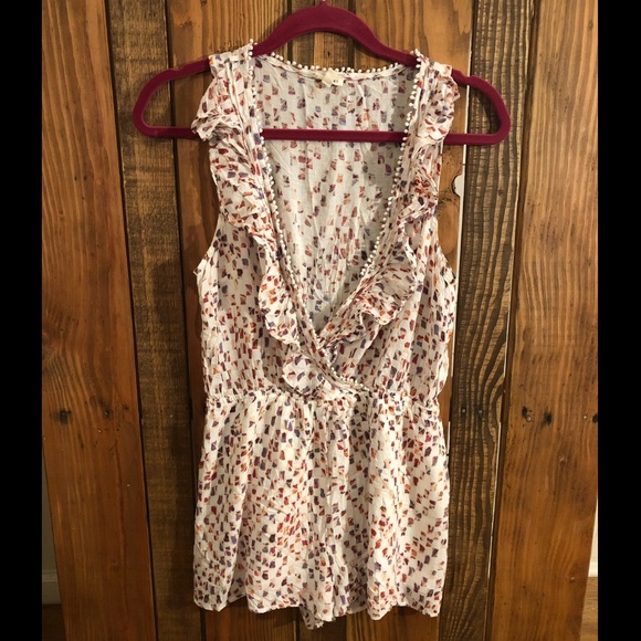 Francesca's Collections Pants - Francesca's medium patterned romper